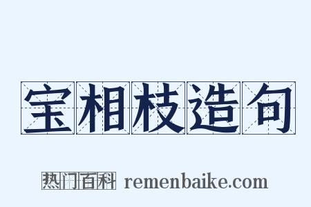 宝相枝造句是什么意思的图片